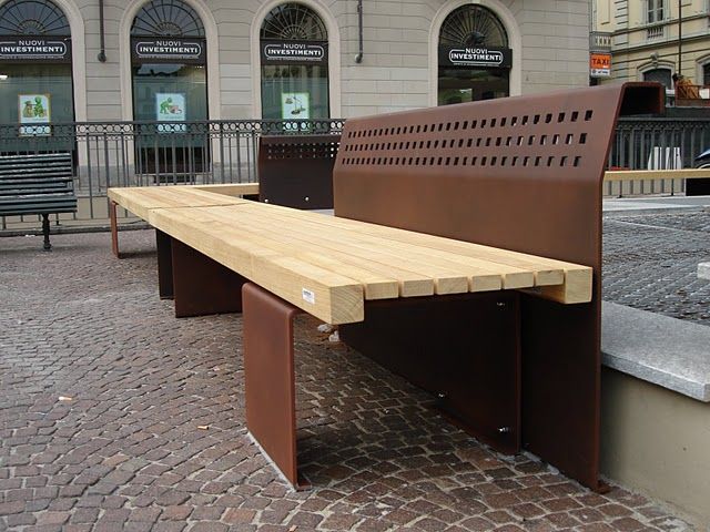 Zitbank Linea 385 - Bank - GroundLevel straatmeubilair - Euroform - W