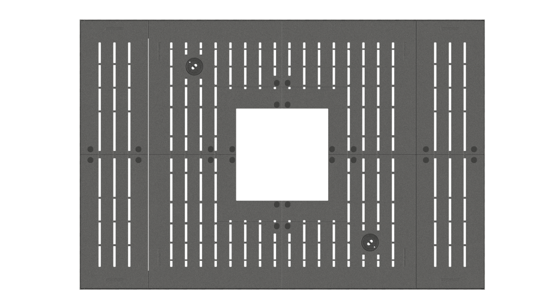 Lateraal 2.0 vierhoek - Boomrooster - GroundLevel straatmeubilair - MeierGuss