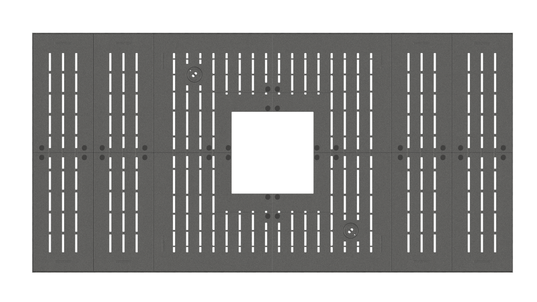 Lateraal 2.0 vierhoek - Boomrooster - GroundLevel straatmeubilair - MeierGuss