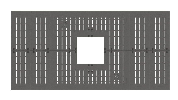 Lateraal 2.0 vierhoek - Boomrooster - GroundLevel straatmeubilair - MeierGuss