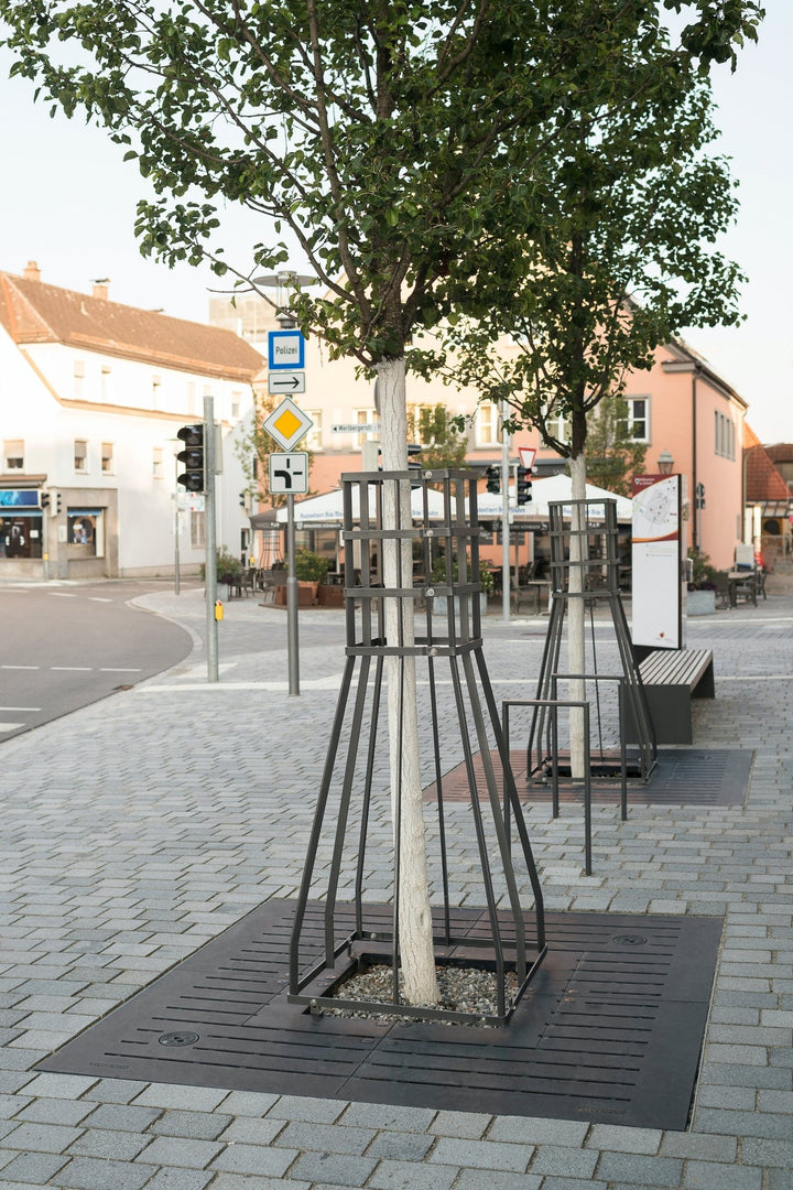 Lateraal 2.0 vierhoek - Boomrooster - GroundLevel straatmeubilair - MeierGuss