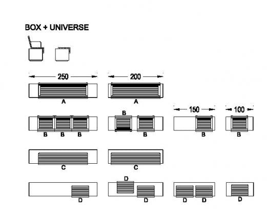 BOX - Vlakke banken - GroundLevel straatmeubilair - Escofet